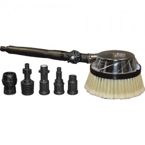 AR Gear Driven Swivel Joint Rotary Brush with Adapters